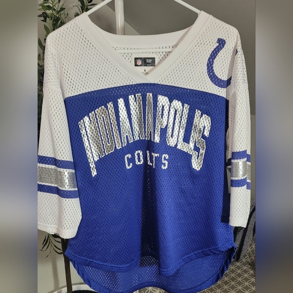 Indianapolis Colts NFL Jersey 3/4 Sleeve Small - Picture 1 of 3
